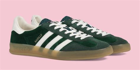 adidas gazelle gucci grün|Gucci gazelle green Adidas.